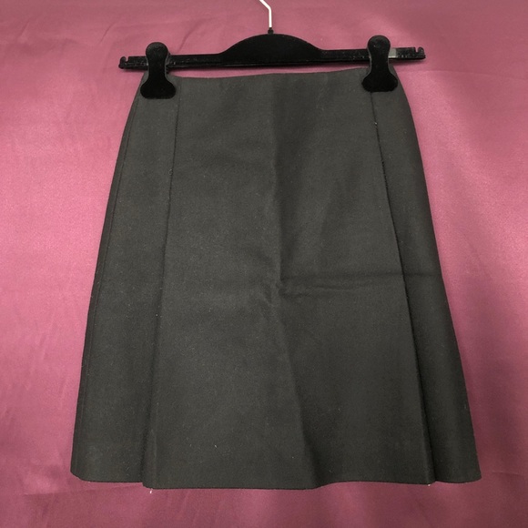 COS black wool skirt zipped back - Picture 3 of 5